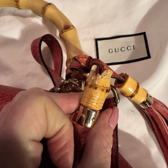 Gucci Convertible Bamboo Top Handle Bag- Medium - Picture 15 of 15